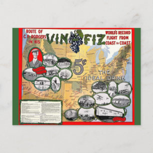 Vin Fiz Postcard