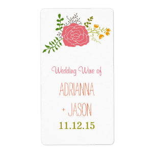 Vin Mariage Chic Rose Flower Green
