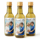 Vin mariage Merci et vin mousseux Étiquettes