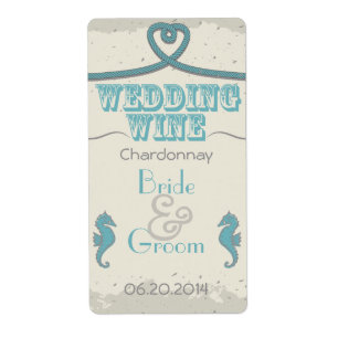 Vin Mariage Nautical Beach Heart Knot