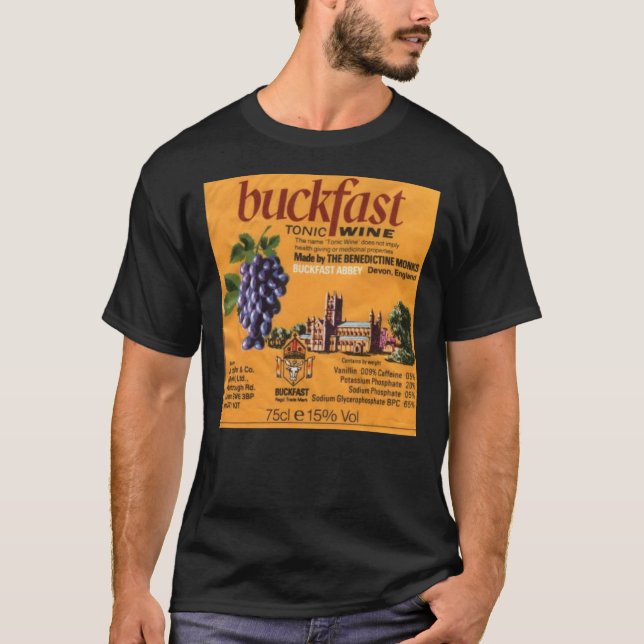 Vin Tonique Buckfast Description T-shirt classique (Devant)