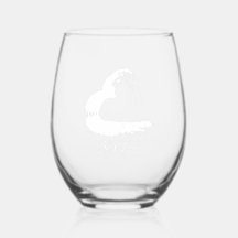 Vin Verre Lune Coeur de Lune