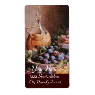 VIN VIGNOBLE VIN VIGNOBLE ÉTIQUETTES DE LA FÊTE DE