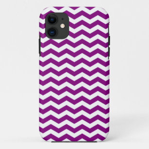 Vina Del Mar Purple Wave Chevron iPhone 11 Case