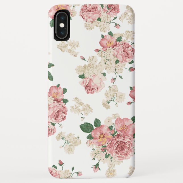 Vinage Floral Pattern Case-Mate iPhone Case (Back)