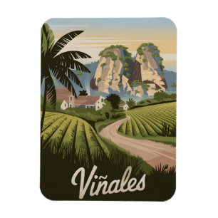 Viñales Cuba Vintage Magnet
