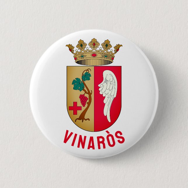 Vinaròs Coat of arms 2 Inch Round Button (Front)