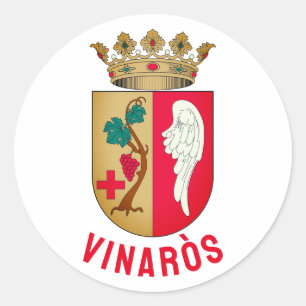 Vinaròs Coat of arms Classic Round Sticker
