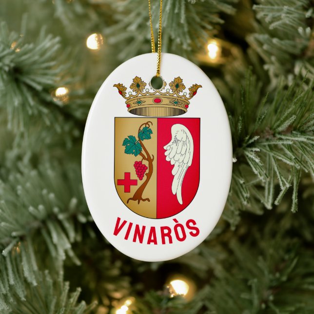 Vinaròs Coat of arms - Comunitat Valenciana Ceramic Ornament (Tree)