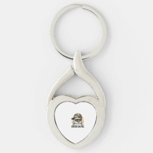 Vinatge Chicks Dig Me Easter Camo Toddler Boys Fun Keychain