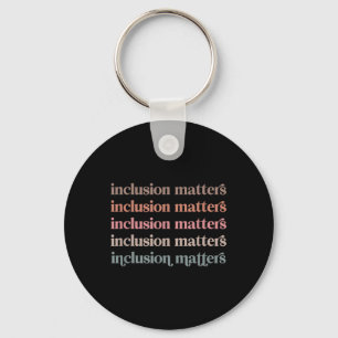 Vinatge Inclusion S Positive Diversity Kindness Keychain