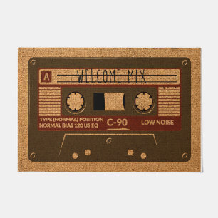 Vinatge Radio Doormat, Retro Mat Present