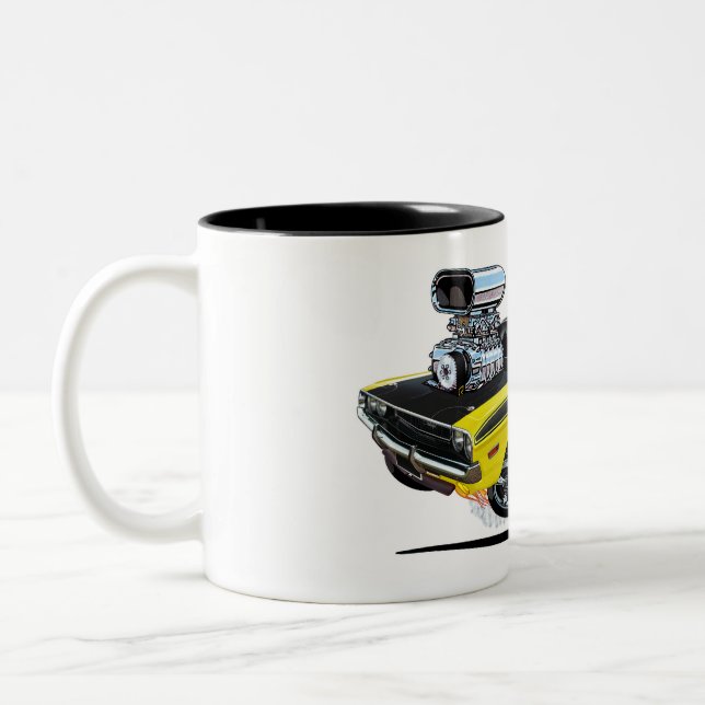 Vince Crain High Octane 1970 Dodge Challenger Two-Tone Coffee Mug (Left)
