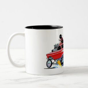 Vince Crains High Octane Art, 1957 Chevy NOMAD Two-Tone Coffee Mug