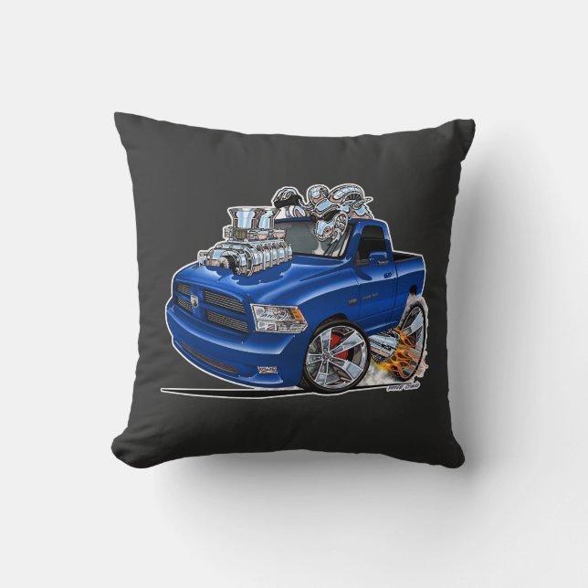 Vince Crains Ram 1500 pickup truck  Throw Pillow (Front)