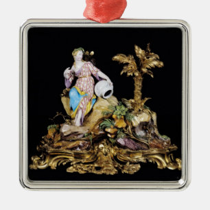 Vincennes Figure of a Naiad Metal Ornament