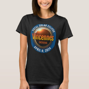 Vincennes Indiana IN Total Solar Eclipse 2024 3 T-Shirt