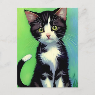 Vincent Cat Gogh Postcard