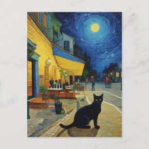 Vincent Cat Gogh Postcard