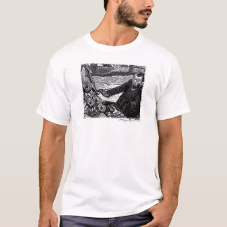 Vincent painting sunflowers. T-Shirt