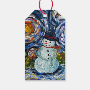 Vincent the Snowman Gift Tags