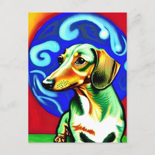 Vincent Van Dog Postcard