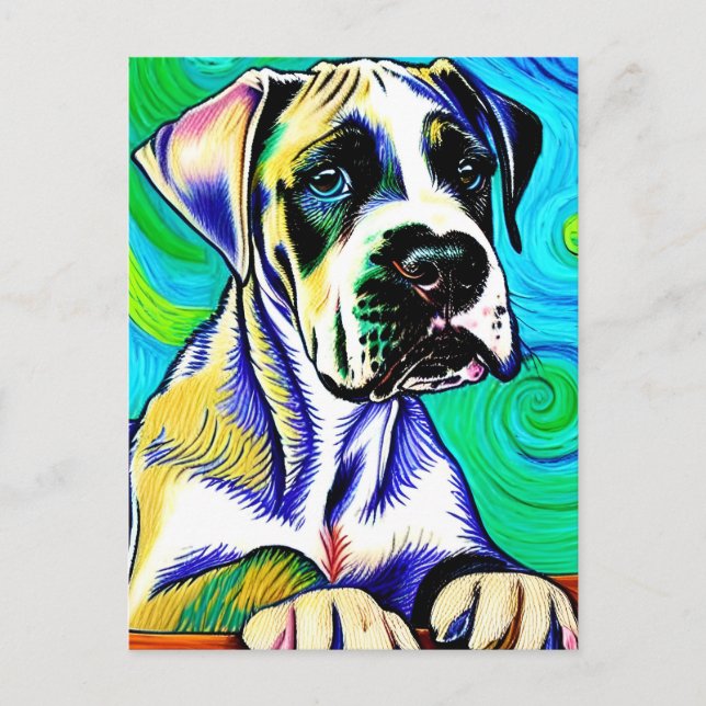 Vincent Van Dog Postcard (Front)
