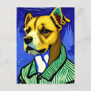 Vincent Van Dog Postcard