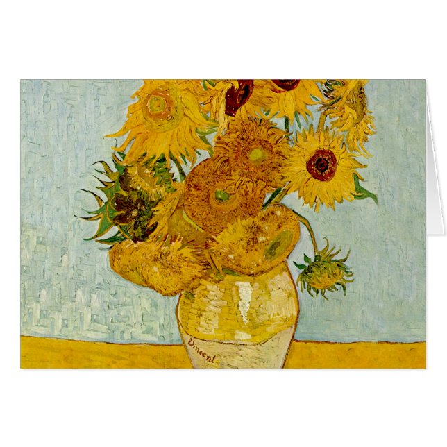 Vincent Van Gogh 12 Tournesols Impressionniste (Devant horizontal)