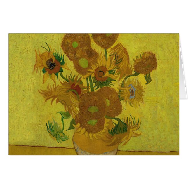 Vincent Van Gogh 15 Peinture de tournesols (Devant horizontal)