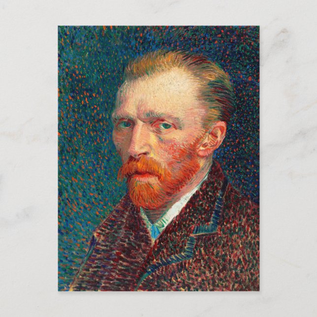 Vincent Van Gogh 1887 Self Portrait Postcard (Front)