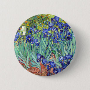 Vincent van Gogh 1889 Irises 2 Inch Round Button
