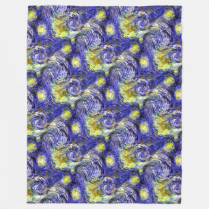 Vincent Van Gogh 1889 Starry Night Fleece Blanket