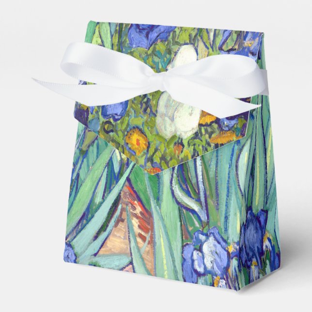 Vincent Van Gogh 1898 Irises Favor Box (Front Side)