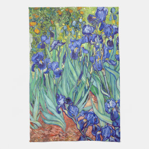 Vincent Van Gogh 1898 Irises Kitchen Towel