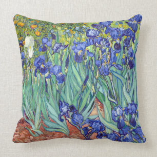 Vincent Van Gogh 1898 Irises Throw Pillow