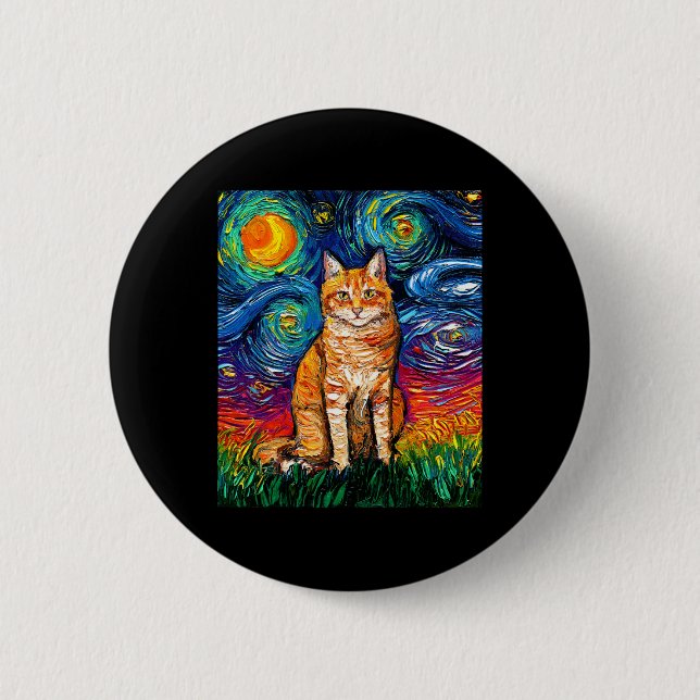 Vincent Van Gogh  2 Inch Round Button (Front)