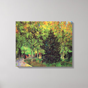 Vincent Van Gogh - A Lane In The Public Garden Canvas Print