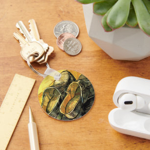 Vincent van Gogh - A Pair of Leather Clogs Keychain