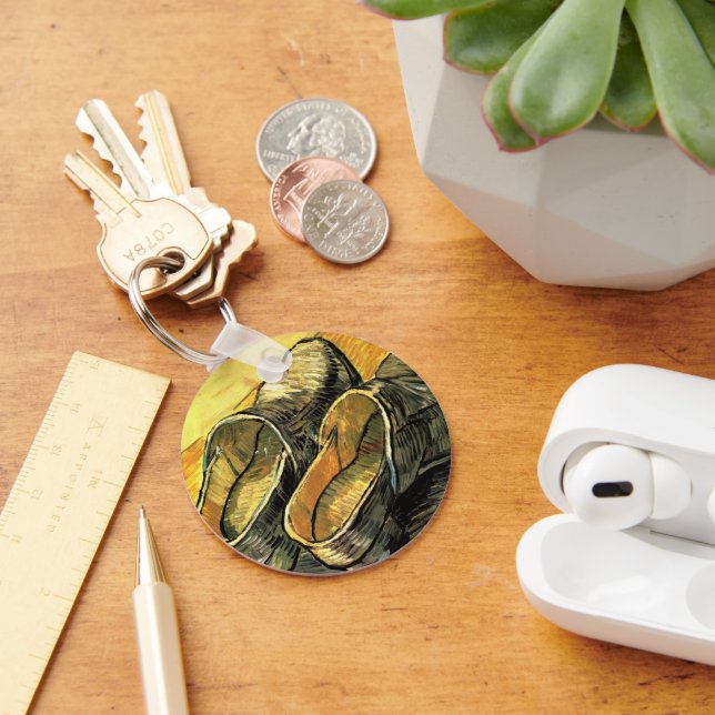 Vincent van Gogh - A Pair of Leather Clogs Keychain (Desk)