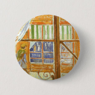 Vincent van Gogh - A Pork Butcher's Shop Window 2 Inch Round Button