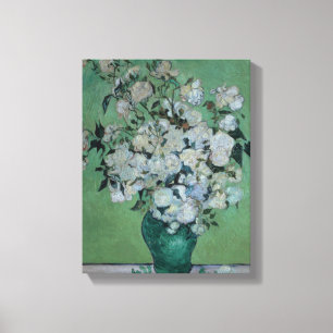 Vincent van Gogh   A Vase of Roses, 1890 Canvas Print