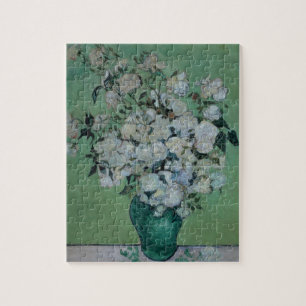 Vincent van Gogh   A Vase of Roses, 1890 Jigsaw Puzzle