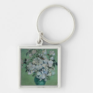 Vincent van Gogh A Vase of Roses, 1890 Keychain