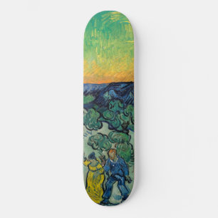 Vincent van Gogh - A Walk at Twilight Skateboard
