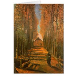 Vincent van Gogh - Allée de peupliers en automne