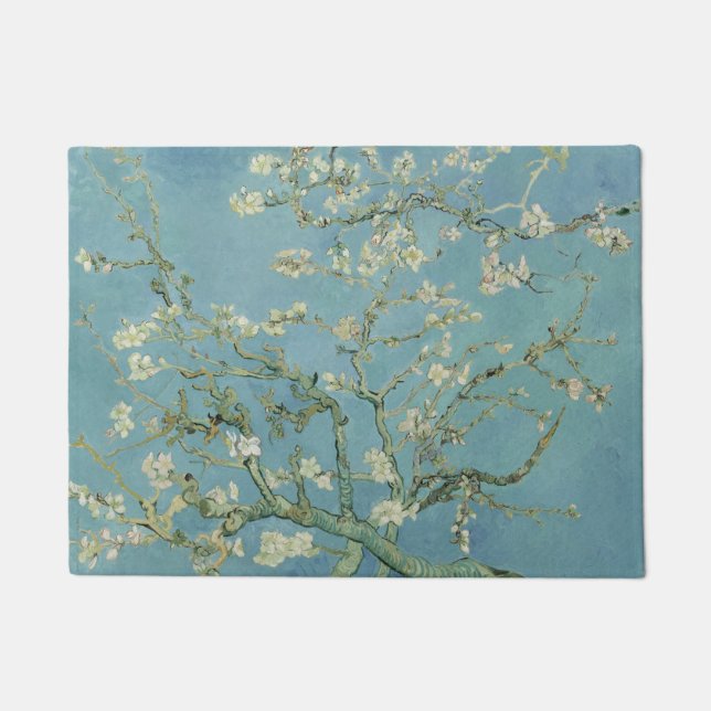 VINCENT VAN GOGH - almond blossom 1980 Doormat (Front)