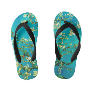 Vincent Van Gogh Almond Blossom Fine Art Kid's Flip Flops