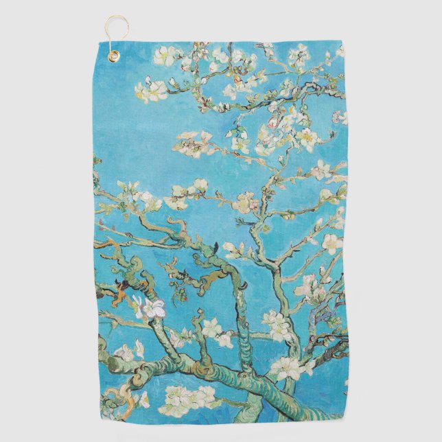 Vincent van Gogh - Almond Blossom Golf Towel (Front)