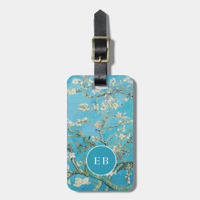 Vincent van Gogh - Almond Blossom Luggage Tag (Front Vertical)